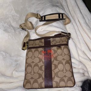 Coach cross body purse